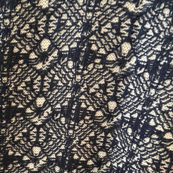 Chico's Navy and Cream Open Cardigan - Picture 8 of 12